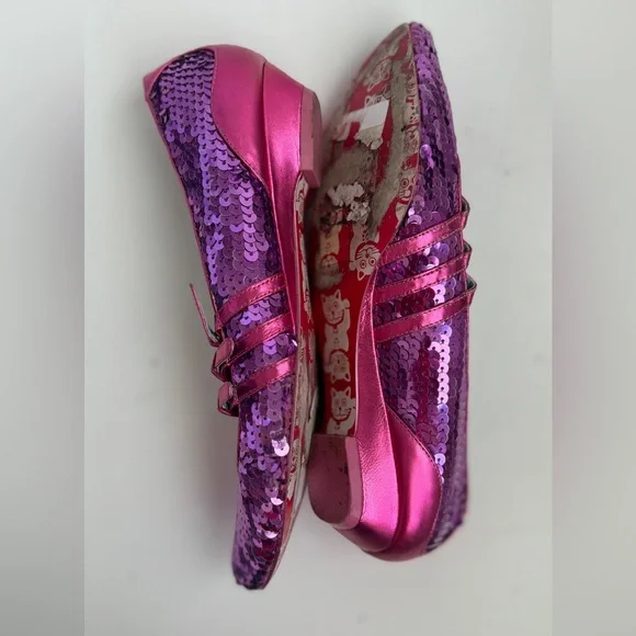 Irregular Choice Fuchsia glitter size 8 - Picture 6 of 8